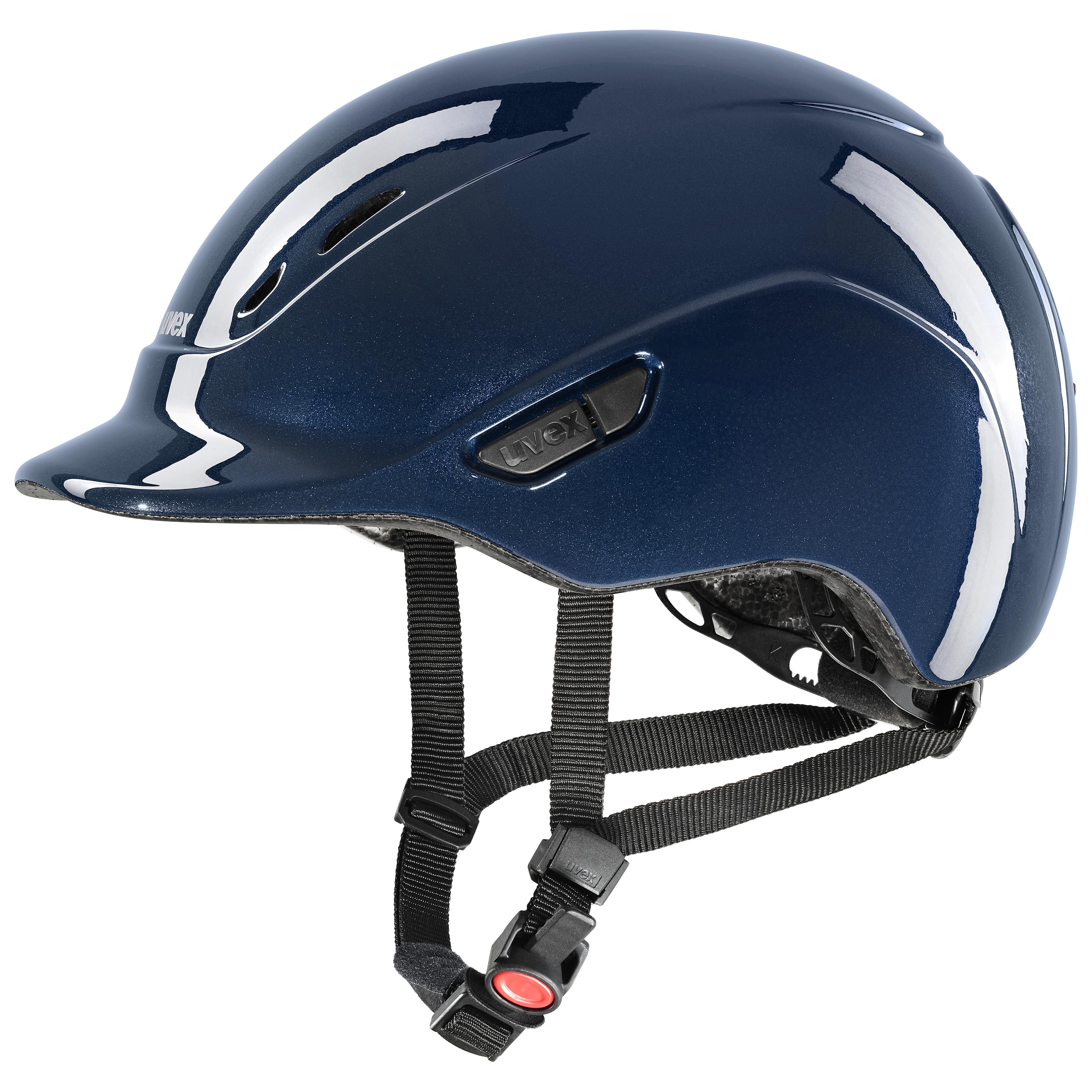 Uvex - Shiny Navy -  Adjustable Children's Riding Hat size 49-54 cm